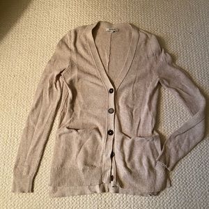 Madewell cardigan in tan XS